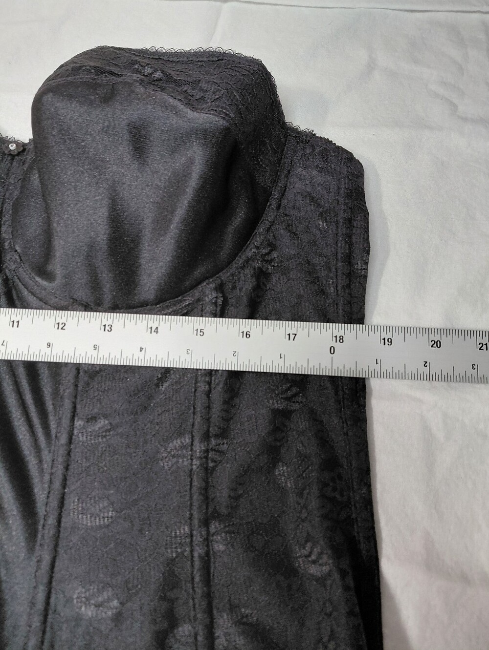 Dominique Black Strapless Longline Bustier - Picture 13 of 16